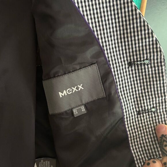 Mexx Black and White Houndstooth Vest M - Picture 15 of 15